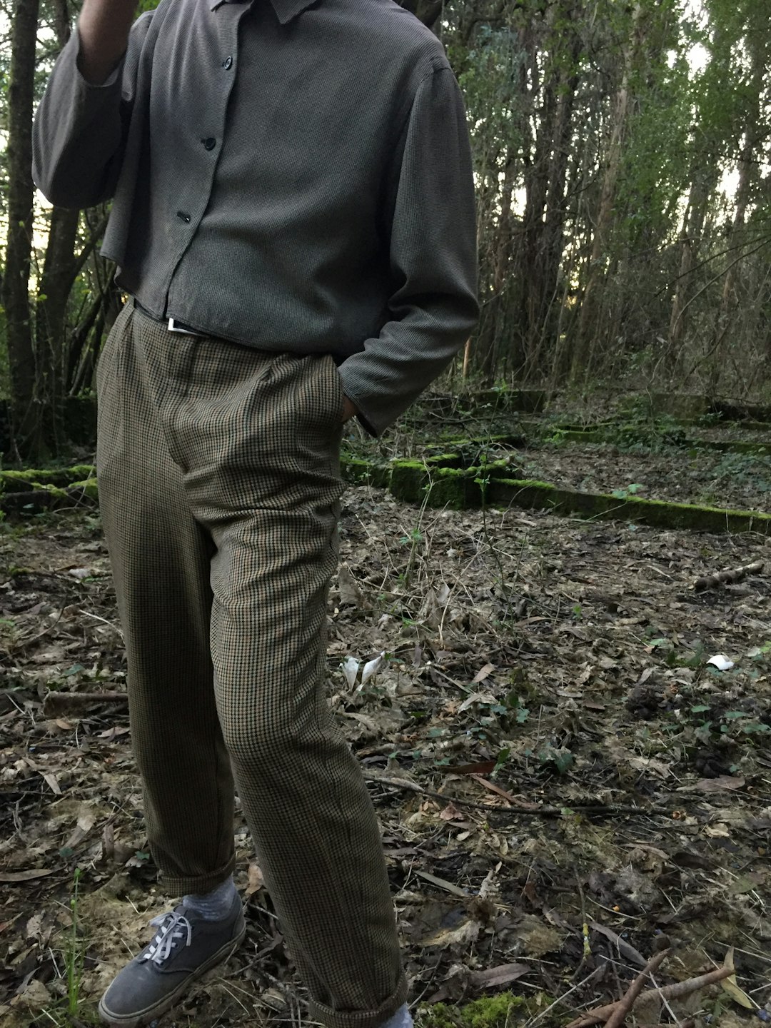 Pleated trousers